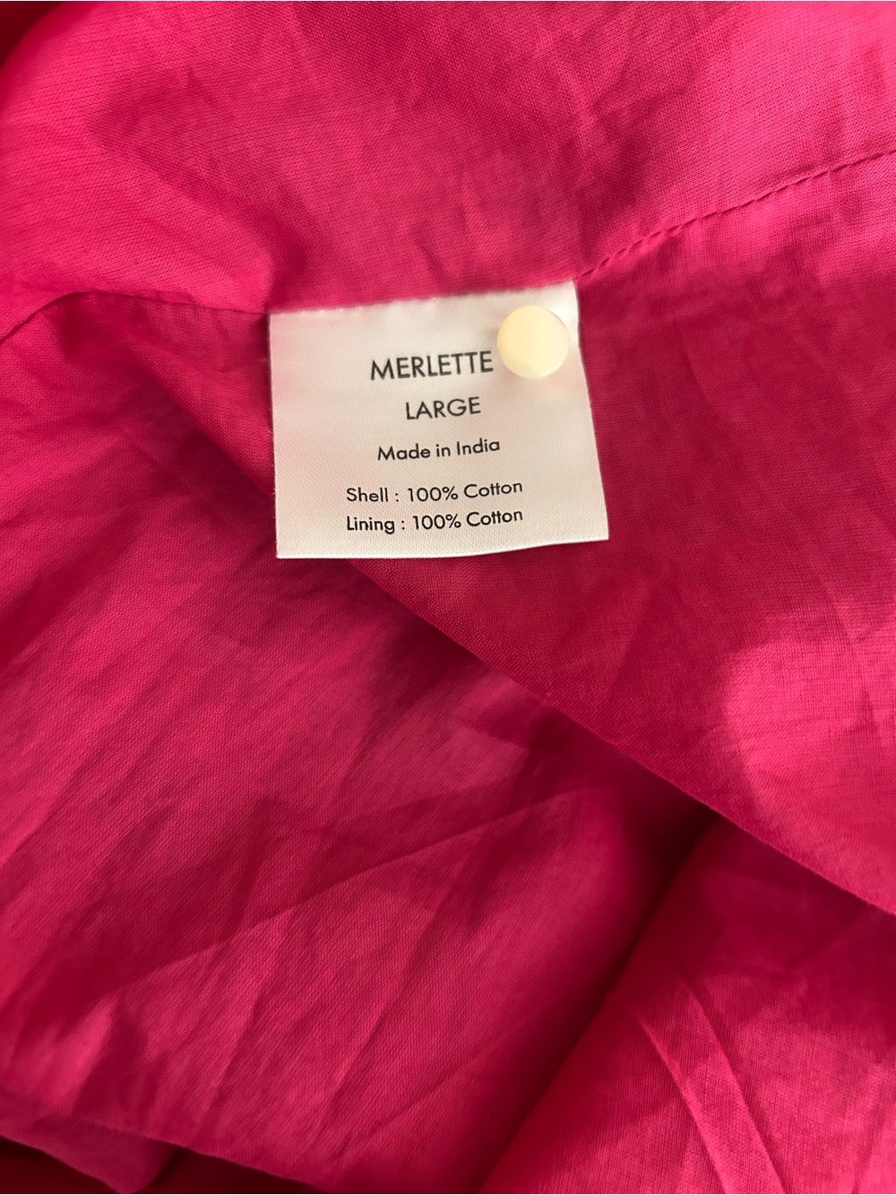 MERLETTE Women's Smocked Neck Puff Sleeve Top-Lined - Picture 3 of 7
